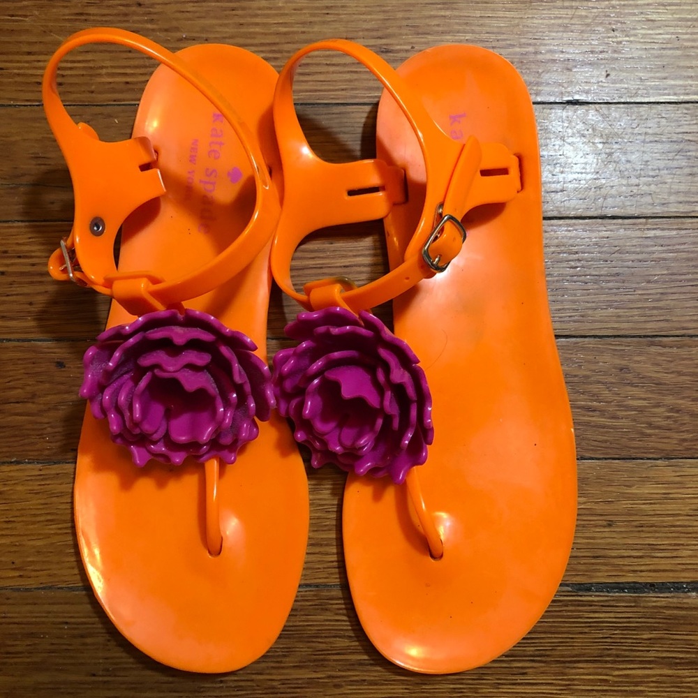 Kate Spade Sandals Jelly Orange